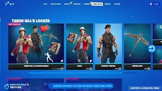 TABOR HILL'S Locker Bundle is HERE! | April 26th Fortnite Item Shop Review