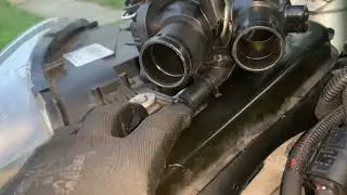 Fixing my leak from the thermostat on the Mini Cooper S Countryman. New thermostat housing and pipe