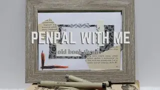 💌(kpop)penpal with me #3 | old book theme📚