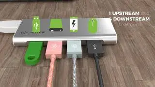 USB 3.0 4-Port Hub | Cadyce CA-U34H