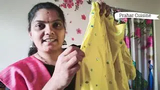Unique style long gown kurtis/meesho &filpcart shoppinghaul under 400/Kurtis shopping haul in tamil