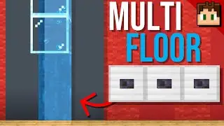 Minecraft Bedrock: руководство по созданию многоэтажного водяного лифта! 1.21