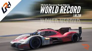 WORLD RECORD HOTLAP in RENNSPORT 🏆 | Road Atlanta &ndash; Porsche 963 LMDh | 1.06.259
