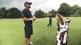 Proberunde mit Golfprofi Dave Horsey