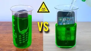 Nokia 3310 vs iPhone | Nitric Acid Experiment