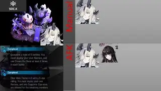 Necrass(Eblana) Module X | Mission 4-8 AFK + Manual Guide [Arknights]