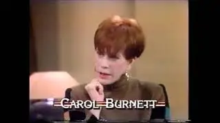 Joan Rivers brief moment from Carol Burnett interview
