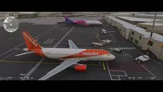 Luton To Jersey. Hold due to taxiway spill