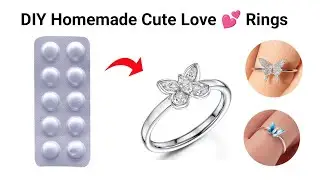 How to Make Cute Loge Ring at Home | DIY Homemade Cute Ring | Diy Rings Tutorial | How to Make