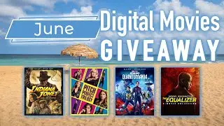 Digital Movie Codes Giveaway - Summer Edition | June 2024 🏖️