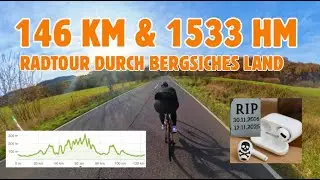 Sehr harte 146-km Rennrad Tour mit 1.500 hm &ndash; Die Wahnbachtalsperre hat mich zerst&ouml;rt!