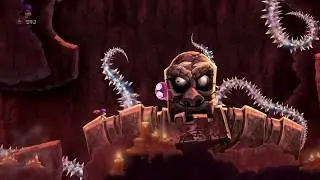 Rayman Legends - Back to Origins - Golly G. Golem. (mini boss)