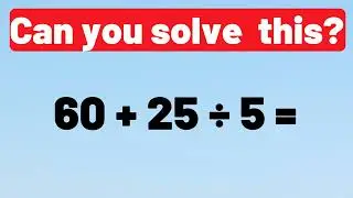 Year 6 Maths | 11+ | BIDMAS Question
