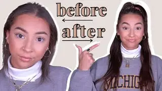 How to Apply Clip In Extensions on Thin Hair | FT. CURLSQUEEN