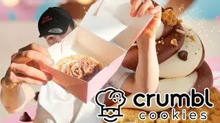 🍪🍦 Обзор нового печенья «Crumbl Chocolate Vanilla Ice Cream Swirl» | Комбинация печенья и морожен...