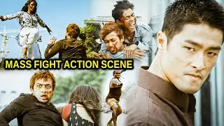 7th Sense Movie Mass Fight Action Scene || Surya || Johnny Tri Nguyen || Movie Scene || Matinee Show