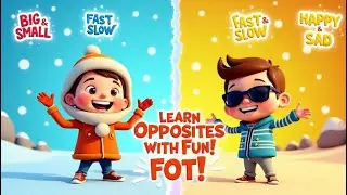 Sing Along🎶 The Opposites Song | Fun & Educational Kids Song! 🔄✨