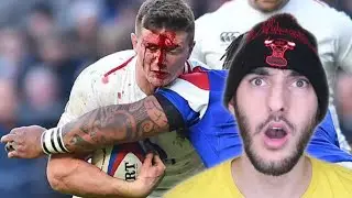 AMERICAN REACT TO Rugby Hits-Till I Collapse