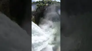 Epic High-Speed FPV Drone Waterfall Dive: Linear Cinematography #shortsviral