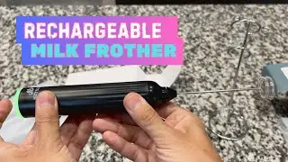 Milk Frother Handheld With 3 Heads 3 Speeds Review and Use