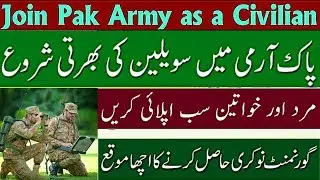 Pak Army Civilian Jobs june 2020