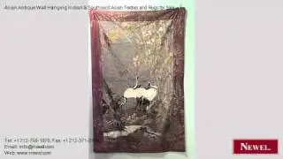 Asian Antique Wall Hanging Indian & Southeast Asian Textiles