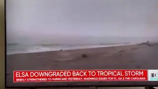 Hurricane Elsa in Florida downgraded to Tropical Storm 🌀 July 7,2021
