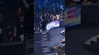 WWE 2K24 JEFF HARDY PUTS MATT HARDY THROUGH A TABLE OFF A LADDER #wwe #wwe2k24