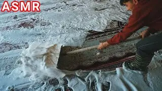 satisfying video carpet cleaning asmr an incredibly dirty carpet rug cleaning asmr relaxing