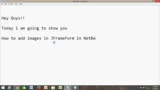 How to add Image in jFrame Form in NETBEANS Step-by-Step Tutorial