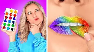 COLANDO MAQUILLAJE A CLASES || ¡Más ideas locas! Ideas para esconder cosas por 123 GO! SCHOOL