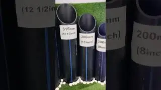 😱 different sizes of HDPE pipes