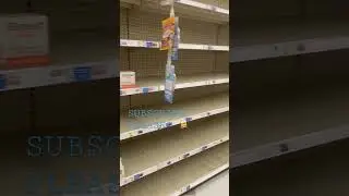 STORE SHELFS ARE EMPTY YOU NEED TO STOCK UP