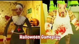 Evil Nun Halloween Vs Mr Dog Halloween Gameplay