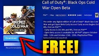 How to DOWNLOAD Black Ops Cold War Beta For Free! (Black Ops Cold War Beta How to Download NOW)