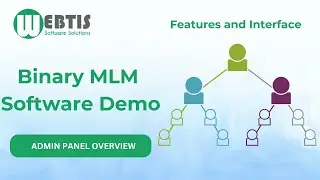 MLM Binary Plan Software Overview | Binary Software Demo | Webtech MLM