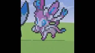 Sylveon Minecraft Pixel Sprite 700 #minecraft #pokemon #pixel #pixelart