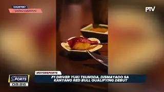 F1 Driver Yuki Tsunoda, dismayado sa kaniyang Red Bull Qualifying Debut