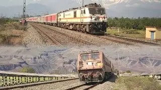 105 kmph back to back EMU+Express trains of Howrah division  EMU local trains