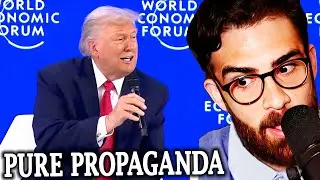 Trump Went Full UNHINGED At Davos | HasanAbi Reacts