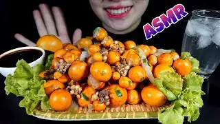 ASMR | ĂN TRỨNG G&Agrave; NON - STIR-FRIED CHICKEN EGG OVARY with ONION