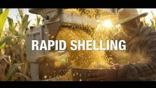 Modern tool for removing dry corn -Agriculture farming 