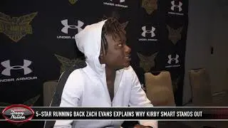 5-star RB Zach Evans explains where UGA stands out before his decision