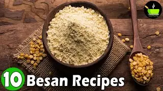 10 Best Besan Recipes Indian | Besan Recipes | Gram Flour Recipes | Snacks Recipes | Party Food