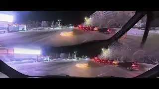 Вечерний рейс. Усинск 14.01.2026 / Usinsk January 14, 2026
