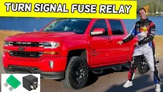 CHEVROLET SILVERADO TURN SIGNAL FUSE RELAY LOCATION REPLACEMENT 2014 2015 2016 2017 2018 2019