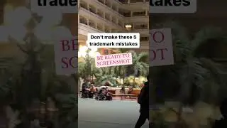 Don&rsquo;t make these trademark mistakes #trademarkattorney #businesslegal #trademark