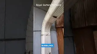 Почему течет моя водосточная труба? #shortsfeed #youtubeshorts #rain #diy #gutters #guttering
