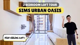 Sims Urban Oasis | 2 Bedroom Loft Unit & Condo Tour | HIGH Ceiling! | LoukProp Singapore