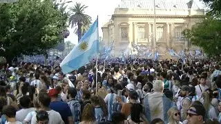 Argentina Campeon Qatar 2022 Festejo Bahia Blanca
